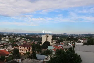 Vista aérea de uma área residencial em Lajeado, Brasil.