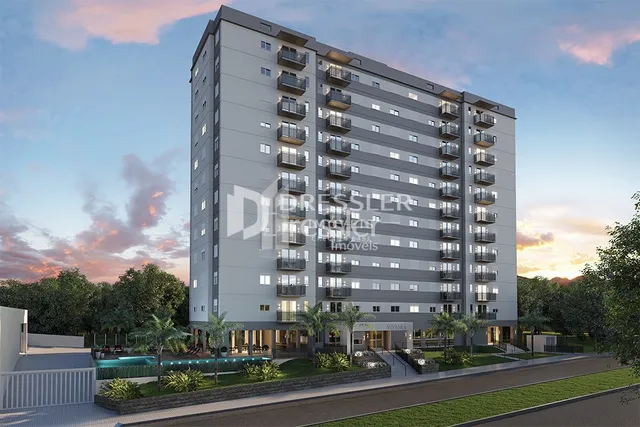 Fachada de um prédio residencial em Lajeado, Brasil.