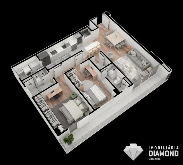Apartamento com 2 dormitórios, foto 3