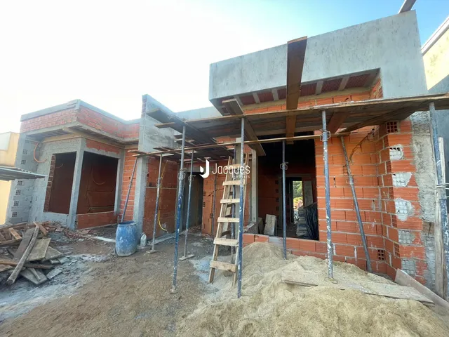 Foto da fachada de uma construção residencial em Lajeado, Brasil.