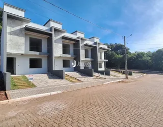 Fachada de um prédio residencial em Lajeado, Brasil.