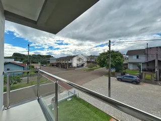 Vista da varanda de uma propriedade em Lajeado, Brasil.