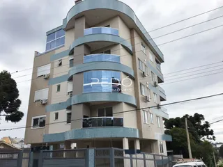 A fachada de um prédio residencial em Lajeado, Brasil.