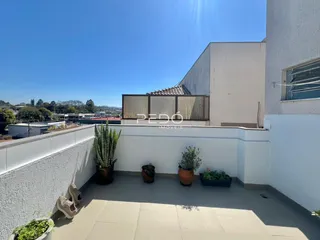 Vista da varanda externa de uma propriedade em Lajeado, Brasil.