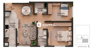 Apartamento com 2 dormitórios, foto 11