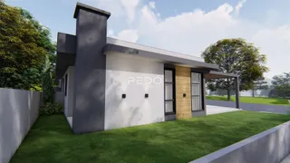 Fachada moderna de uma residência em Lajeado, Brasil.