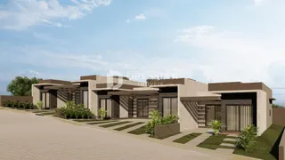 Fachada moderna de uma residência em Lajeado, Brasil.
