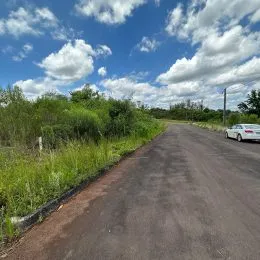 Vista da estrada em Lajeado, Brasil.