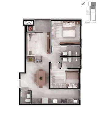 Apartamento com 2 dormitórios, foto 16