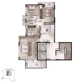 Apartamento com 4 dormitórios, foto 18