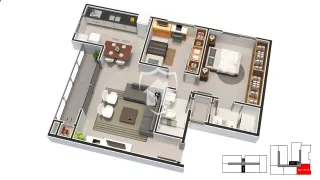 Apartamento com 3 dormitórios, foto 7