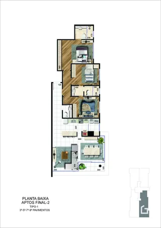 Apartamento com 1 dormitório, foto 13