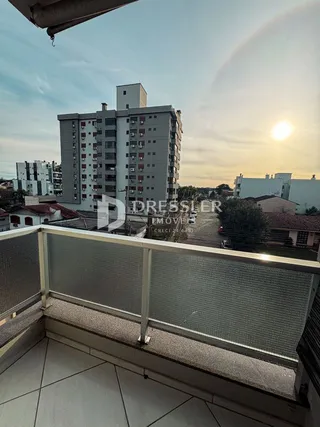 Vista de um terraço de um apartamento em Lajeado, Brasil.