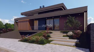Fachada moderna de uma residência em Lajeado, Brasil.