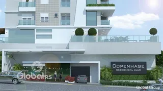 Fachada moderna de um prédio residencial em Lajeado, Brasil.