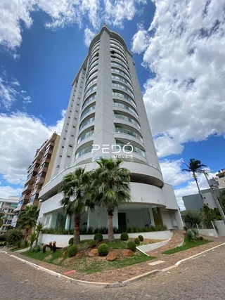 Fachada de um edifício residencial em Lajeado, Brasil.
