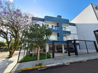 Fachada de um prédio residencial em Lajeado, Brasil.