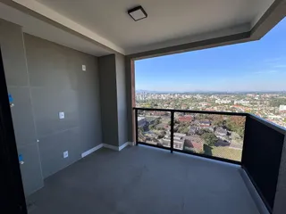 Vista panorâmica da cidade de Lajeado vista de um terraço.