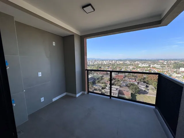 Vista panorâmica da cidade de Lajeado vista de um terraço.