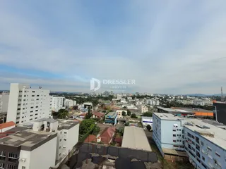 Vista aérea de um bairro residencial em Lajeado, Brasil.