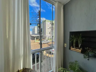Vista da janela de um imóvel em Lajeado, Brasil.