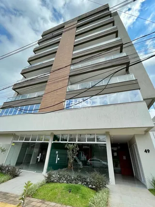 Fachada de um prédio residencial em Lajeado, Brasil.