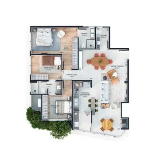 Apartamento com 3 dormitórios, foto 10