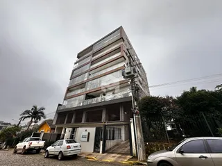 Fachada de um prédio residencial em Lajeado, Brasil.