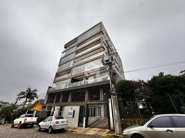 Fachada de um prédio residencial em Lajeado, Brasil.