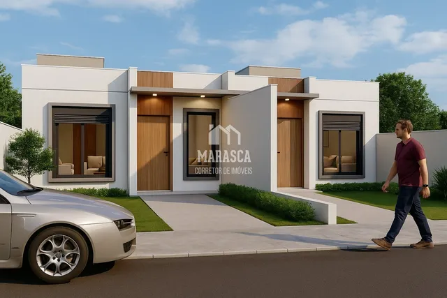 Casa geminada com 2 dormitórios