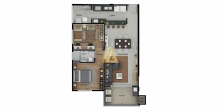 Apartamento com 3 dormitórios, foto 5