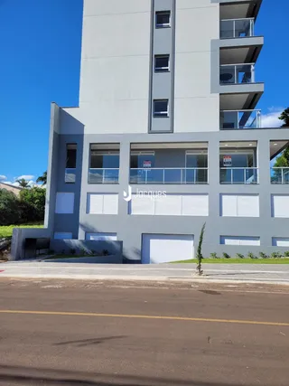 Fachada de um prédio residencial em Lajeado.