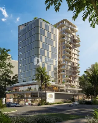Fachada de um edifício residencial em Lajeado, Brasil.