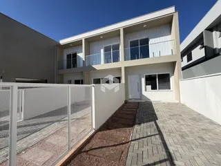 Fachada de uma residência em Lajeado, Brasil.