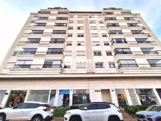 Foto da fachada de um prédio residencial em Lajeado, Brasil.