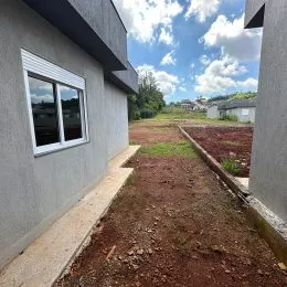 Vista externa de uma parede de uma residência em Lajeado, Brasil.