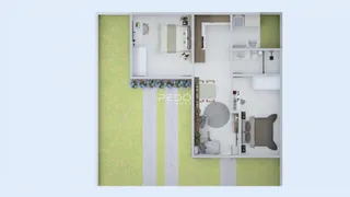 Planta baixa de um imóvel residencial em Lajeado, Brasil.
