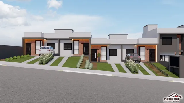 Casa geminada com 2 dormitórios