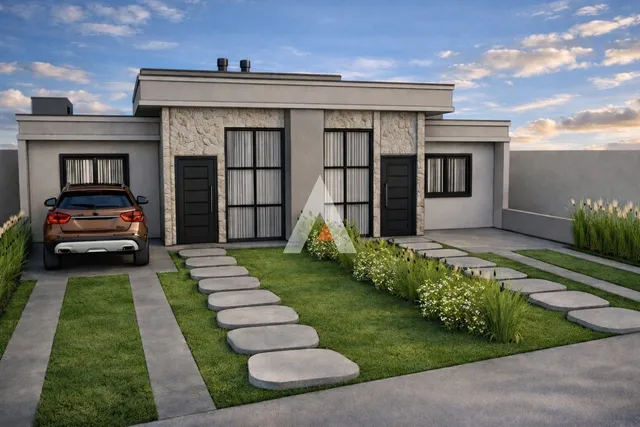 Casa geminada com 2 dormitórios
