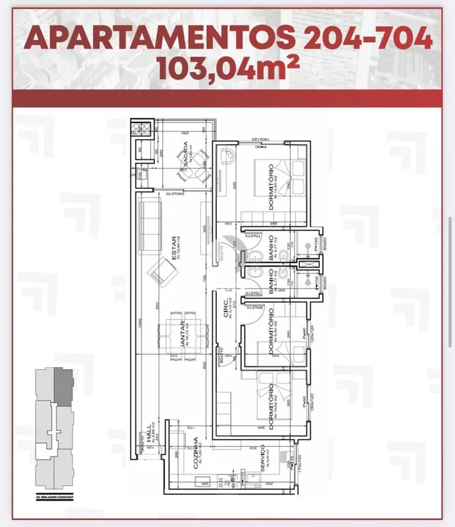 Apartamento com 3 dormitórios, foto 3