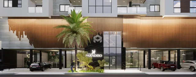 Fachada moderna de um imóvel residencial em Lajeado.