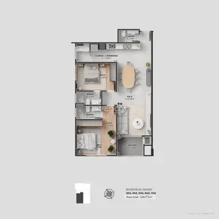 Apartamento com 2 dormitórios, foto 14