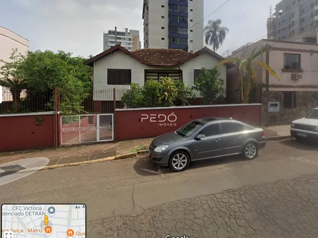 Vista da fachada de uma residência em Lajeado, Brasil.