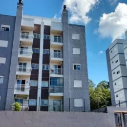 Fachada de um prédio residencial em Lajeado, Brasil.
