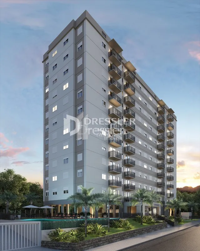 Fachada de um prédio residencial em Lajeado, Brasil.
