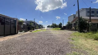 Vista da rua de acesso entre propriedades em Lajeado.