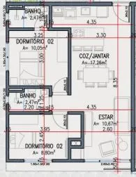 Apartamento com 2 dormitórios, foto 4
