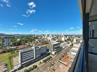 Vista panorâmica da paisagem urbana de Lajeado, Brasil, vista de um edifício.