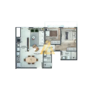 Apartamento com 3 dormitórios, foto 12