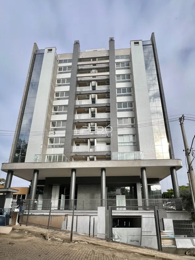 Fachada de um prédio residencial em Lajeado, Brasil.